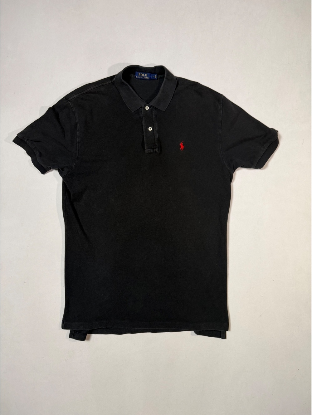 Polo Ralph Lauren Black Polo Shirt Size L